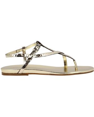 Roberto Del Carlo Dytt Flat Sandals - Metallic