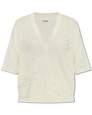Zadig & Voltaire Wully Jumper - White