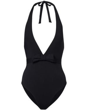 Eres Couture Bow-Detail Swimsuit - Blue