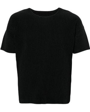 Issey Miyake Short-Sleeved T-Shirt - Black