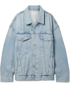 Agolde Wayne Oversized Organic Denim Jacket - Blue