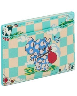 KENZO Logo Detail Wallet - Blue