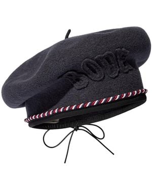 Bode Applique Beret - Blue