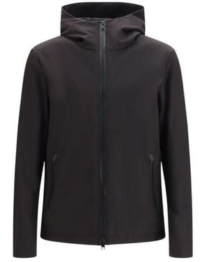 Woolrich Hooded Softshell Jacket - Black