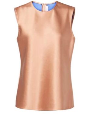 Carolina Herrera Satin Top - Pink