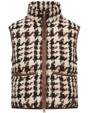 Moncler Emotionnalite Tweed Down Vest - Black