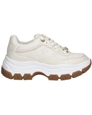 Guess Berret 4G Peony Pattern Sneakers - White