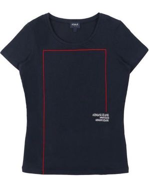Armani Jeans Logo T-Shirt - Blue