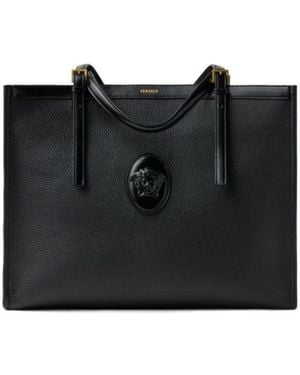 Versace Rivière Large Tote Bag - Black