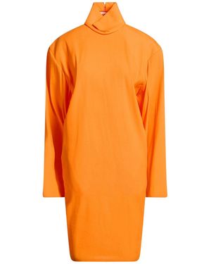 Saint Laurent Midi Dresses - Orange