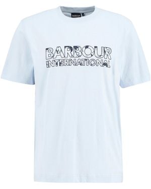 Barbour Printed T-Shirt - Blue