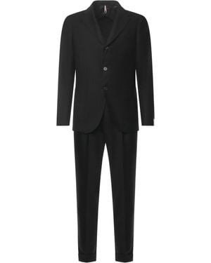 Biagio Santaniello Single Breasted Suit - Black