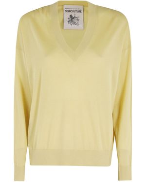 Semicouture Semi Couture Amaia Knit Jumper - Yellow