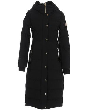 Moose Knuckles Hooded Down Jacket - Black