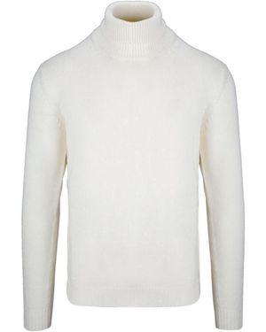 Roberto Collina High-Neck Knitted Pullover - White