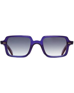 Cutler and Gross Geometric Sunglasses - Blue