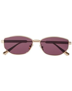 Dior Oval Frame Sunglasses - Purple