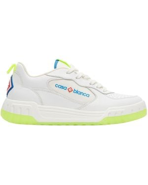 CASABLANCA Court Logo Low-Top Trainers - Green