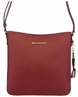 Michael Kors Logo Details Cross-Body Bag - Red