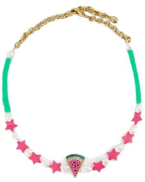 Shourouk Watermelon Necklace - White