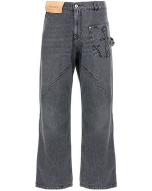 JW Anderson Jw Anderson Twisted Workwear Jeans - Grey