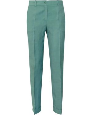 P.A.R.O.S.H. Flat-Front Pants - Green