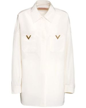 Valentino Long-Sleeved Shirt - White