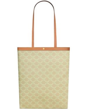 Celine Patterned Shoulder Bag - Yellow