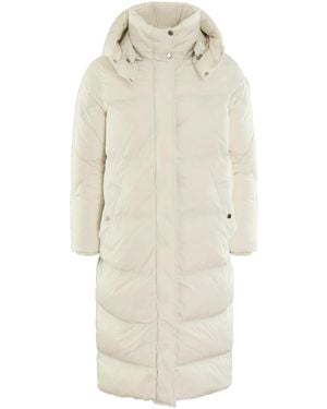 Woolrich Aurora Long Padded Parka - White