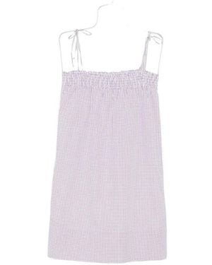 A.P.C. Gingham Tie-Strap Dress - Purple