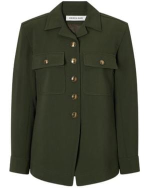 Veronica Beard Twill Jacket - Green