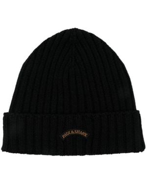 Paul & Shark Logo Patch Hat - Black
