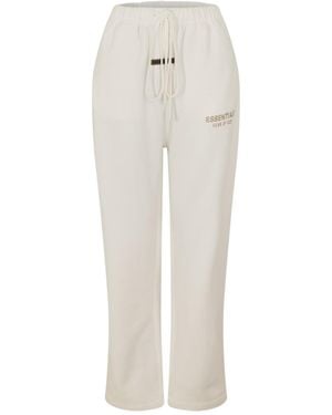 Fear Of God Emblem Patch Drawstring Joggers - White
