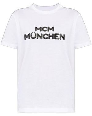 MCM Short-Sleesleeved T-Shirt - White