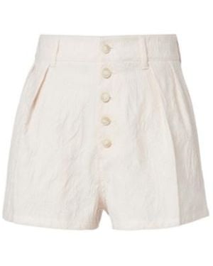 Etro Cotton-Blend Jacquard Shorts - White