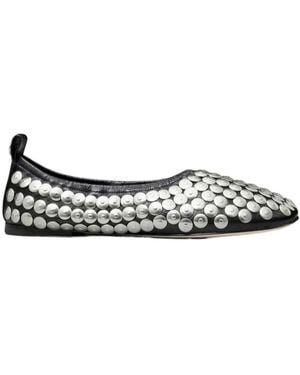 Tory Burch Studded Ballet - Black