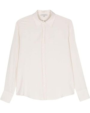Antonelli Crepe-Texture Shirt - White