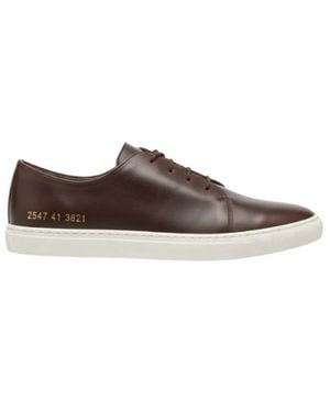 Common Projects Lace-Up Low-Top Casual Shoes - Brown