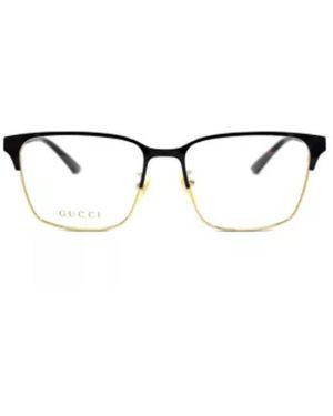 Gucci Eyewear Rectangular Frame Glasses - Metallic