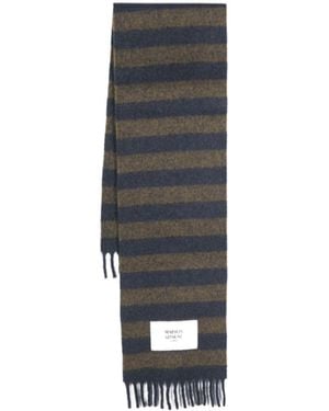 Maison Kitsuné Logo Scarf - Black