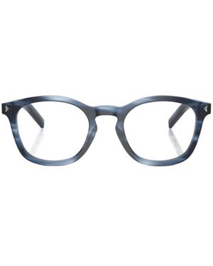Prada Eyewear Oval Frame Glasses - White