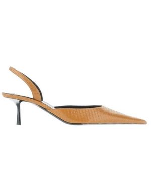 Saint Laurent Babylone Pointed Slingback Court Shoes - Multicolour