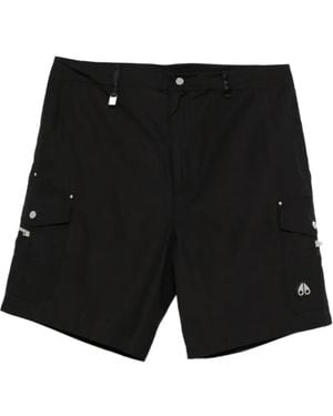 Moose Knuckles Cargo Shorts - Black