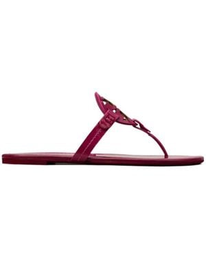 Tory Burch Miller Cut-Out Miller Sandals - Purple