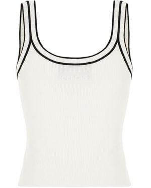 Iceberg Double-Strap Knit Top - Multicolor