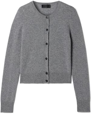 Nili Lotan March Cashmere Cardigan - Grey