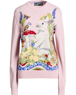 Dolce & Gabbana Colorful Lightweight Knit Top - Pink