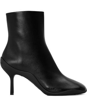 Balenciaga Solid Colour Ankle Boots - Black