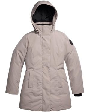 Canada Goose Leslie Parka Label - Brown