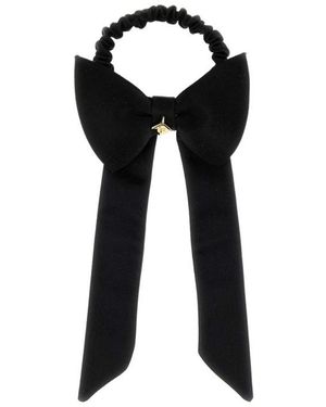 Ferragamo Elastic Hair Tie - Black